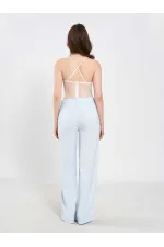 071914 Lace Back Cross Strap Bodysuit 071914 Lace Back Cross Strap Bodysuit