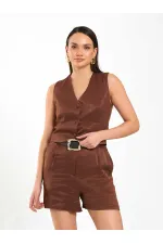 120734 Basic Satin Vest