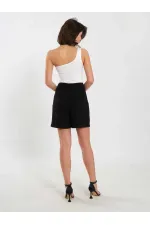 010875 Single Pleated Shorts