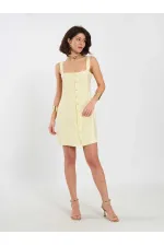 Robe courte boutonnée 111707