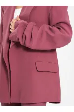 131046 Veste oversize à manches plissées