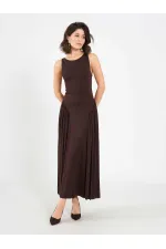 Robe midi sans manches 111717