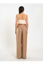 031660 Single Pleated Wide Belt Trousers