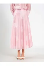 041192 Volanlı Midi Etek