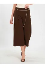 010872 Zincir Kemerli Bermuda