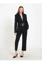 131066 Stella Jacket with Front Belt Buckle