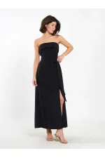 Robe bustier fendue 111706