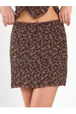 041184 Mini Bell-Shaped Sequin Skirt