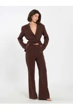 Pantalon à ceinture droite 031663