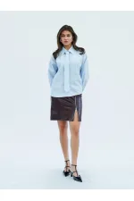 080733 Kravatlı Tek Cep Gömlek