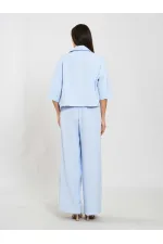 031635 A pileli Bol Paça Pantolon