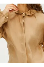 220579 Balloon Sleeve Shirt and Trouser Set