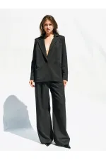 130984 Veste blazer à un bouton