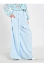 031676 Pleated Loose Fit Belted Trousers 031676 Pleated Loose Fit Belted Trousers