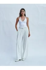 060333 Cross Back Strap Knitted Bodysuit