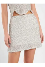 041184 Mini Bell-Shaped Sequin Skirt