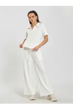 Pantalon à taille élastique 031628