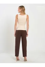 071857 Kare Yaka Askılı Bluz