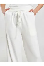 Pantalon à taille élastique 031628