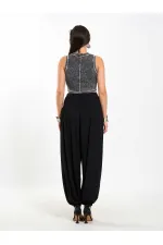 Pantalon à ceinture 031621