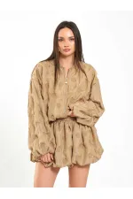 160893 Bomber Fermuarlı Ceket