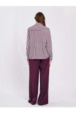 080716 Yakma Detaylı Gömlek