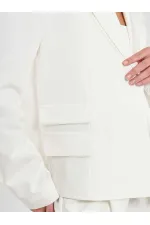 131044 Wide Shoulder Oversize Jacket