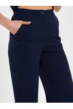 Pantalon à ceinture droite 031657