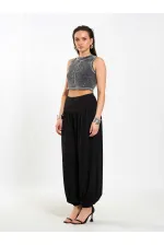 Pantalon à ceinture 031621