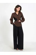 080812 Dantel Detaylı Gömlek