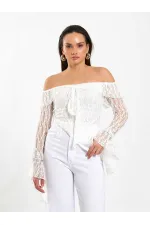 071832 Chemisier asymétrique à encolure bateau