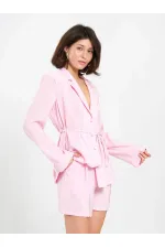 010867 Mini-shorts plissés