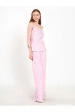 220657 Lace Detail Top and Bottom Set