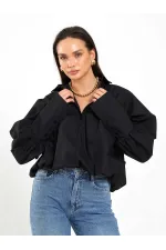 080795 Balon Poplin Gömlek