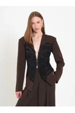 131064 Lace Corset Fit Jacket