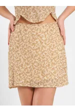 041184 Mini Bell-Shaped Sequin Skirt