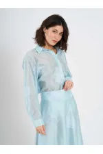 Chemise oversize brodée 080781