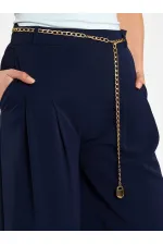 010872 Zincir Kemerli Bermuda