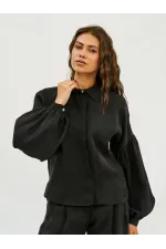 220579 Balloon Sleeve Shirt and Trouser Set