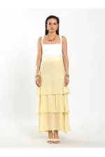 Jupe à volants superposés 041040