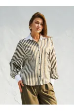 080726 Garnili Erkek Yaka Gömlek