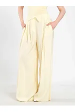 031678 Elastic Waist Detail Belted Trousers 031678 Elastic Waist Detail Belted Trousers