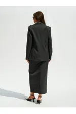 130984 Veste blazer à un bouton