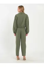 160896 Veste bomber à fermeture éclair frontale