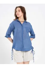 080825 Cotton Shirt with Hem 080825 Cotton Shirt with Hem