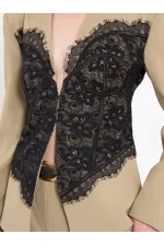 131064 Lace Corset Fit Jacket