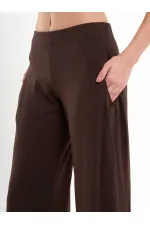 031595 Wide Leg Trousers with Side Pleats