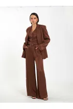 031624 Belt Detail Single Pleat Trousers