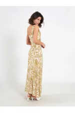 Robe fendue à motifs 111557