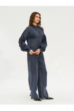 220579 Balon Kol Gömlek Pantolon Takım